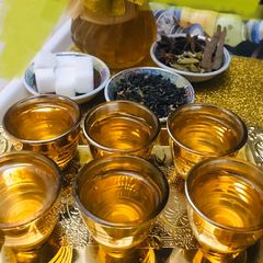 A picture of Peshawari kehwa(green 🍵 tea).