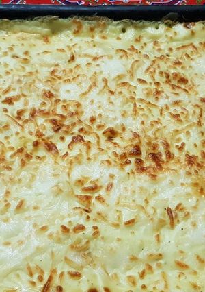 صورة لوصفة مكرونة بالباشميل 🧀