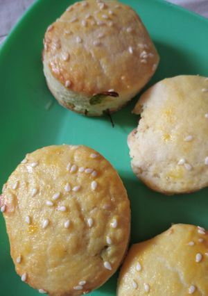 Sajtos, erős paprikás pogácsa recept fotója