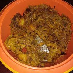 A picture of Cabbage curry.