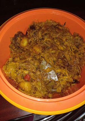 A picture of Cabbage curry.