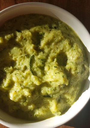 Une photo de Gazpacho de courgettes