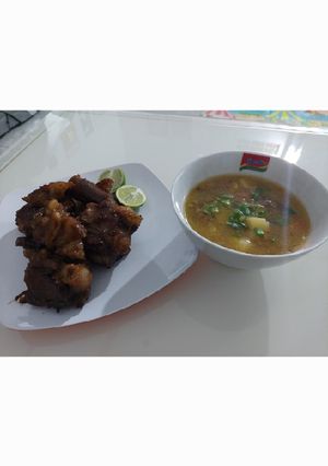 Foto resep Sup buntut + buntut bakar