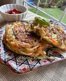 義大利麵簡單蔬菜小煎餅（Spaghetti Fritters)