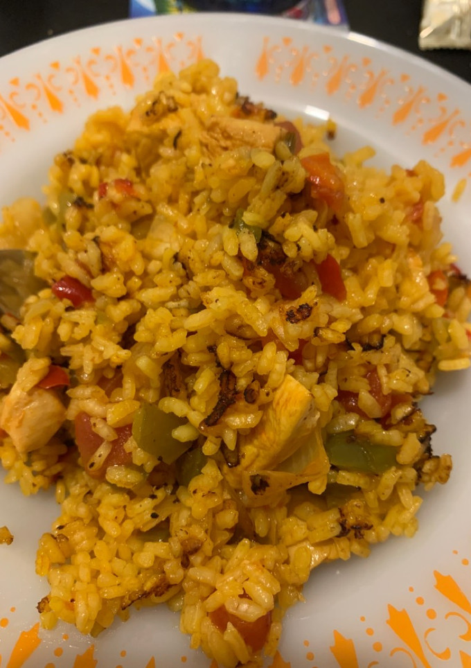 Una foto de Arroz con cosas
