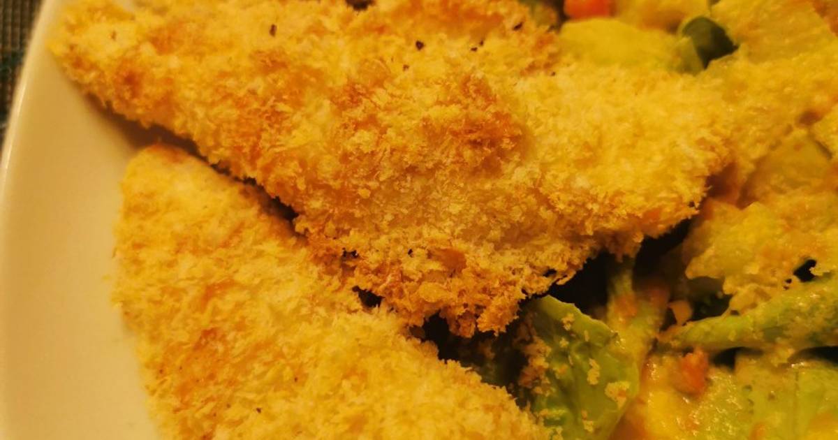 Aiguillettes de poulet panées à l'air fryer de Lo Reine - Cookpad