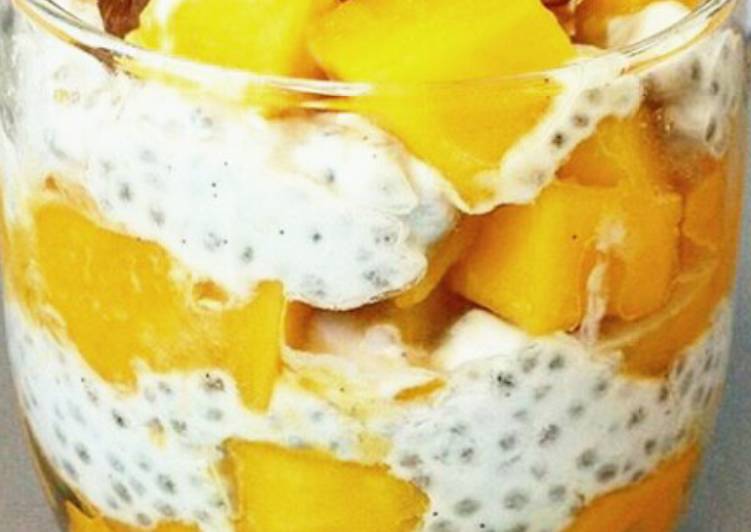 Step-by-Step Guide to Prepare Award-winning Mango chia seeds pudding