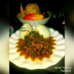 A picture of Pounded yam by s@lma ful@rny.