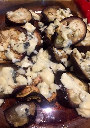 Una foto de Chips de berenjena al horno