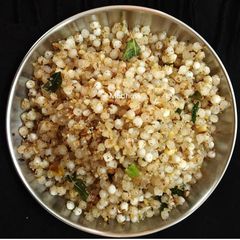 A picture of Sabudana khichdi.