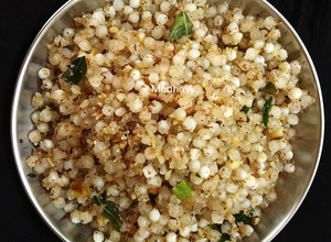 A picture of Sabudana khichdi.