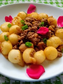 【簡易好食】清冰箱一鍋到底肉炒冬瓜球 的食譜成品照片