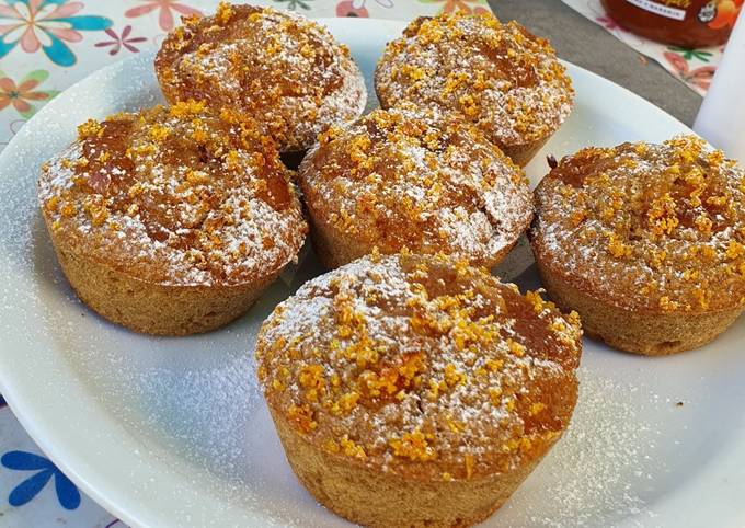 Muffins de naranja Receta de Lucia Desiata- Cookpad