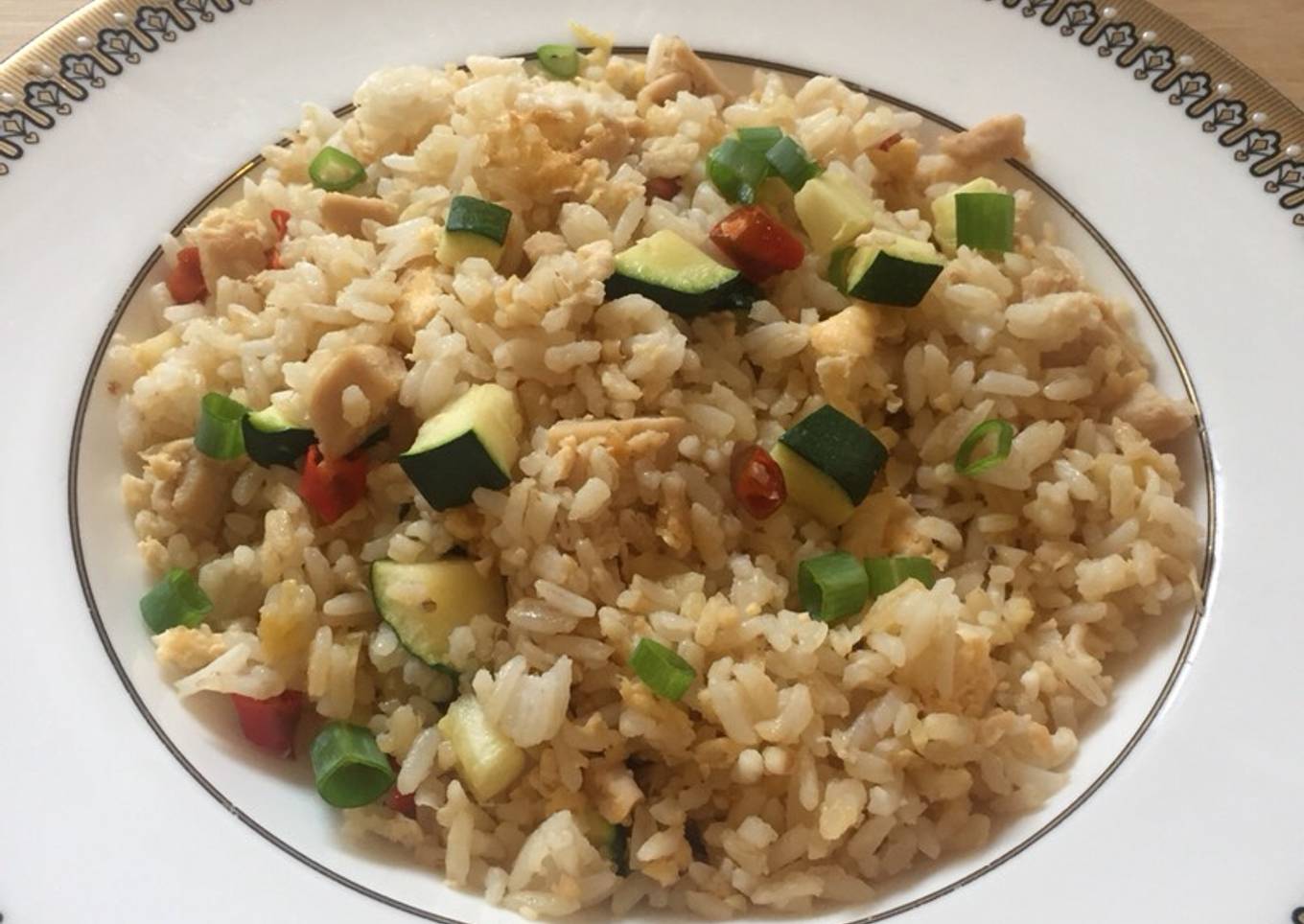 Nasi Goreng Telor Bebek Zuchini