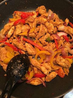 A picture of Easy chicken fajitas.