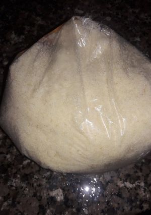 صورة لوصفة فرك الكنافة (عجينة الكنافة)