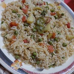 A picture of Vegetable Pulao.