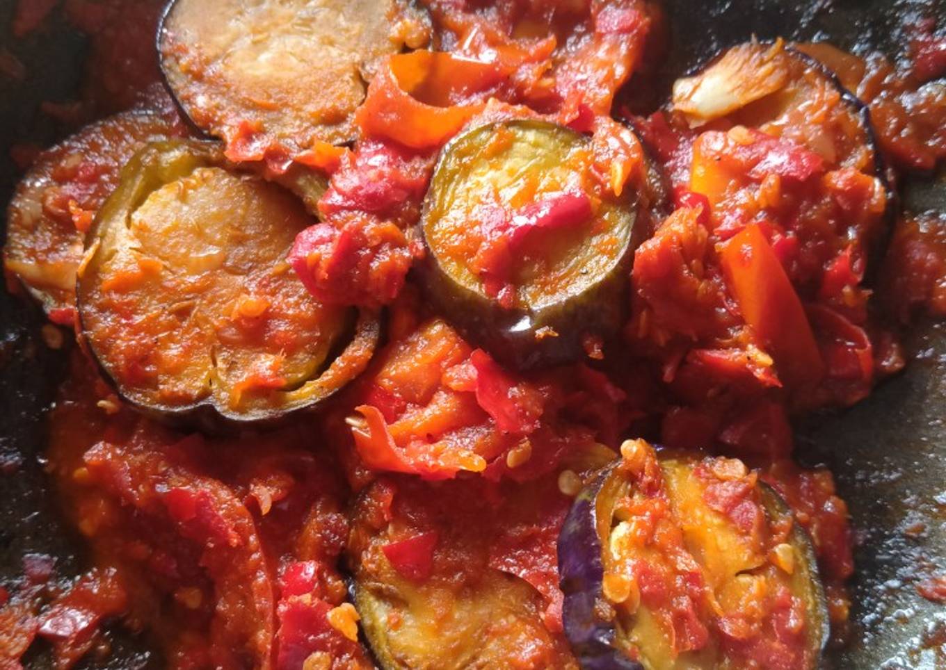 Terong ungu balado kecap🍆