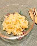 Sauerkraut (Fermented cabbage by lactic acid bacteria)