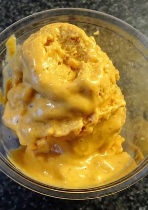 Une photo de Glace aux abricots, sans sucre ajouté (vegan)