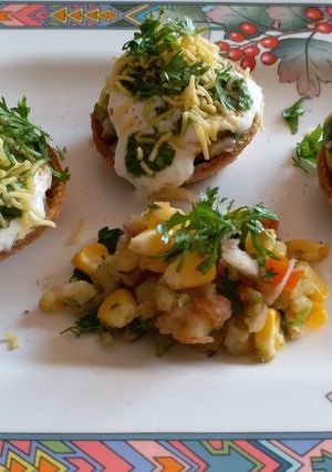A picture of Bread Katori Chaat.