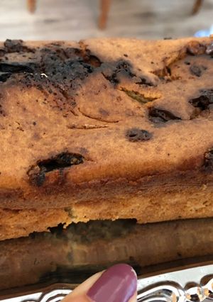 Una foto de Budín de banana light y fácil