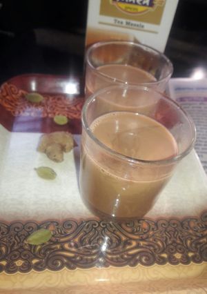 A picture of Masala tea.