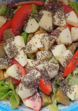 Hình của món Salad táo.