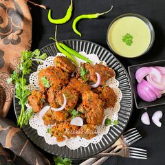 A picture of Vegetable Peel Fritters / Pakoras.