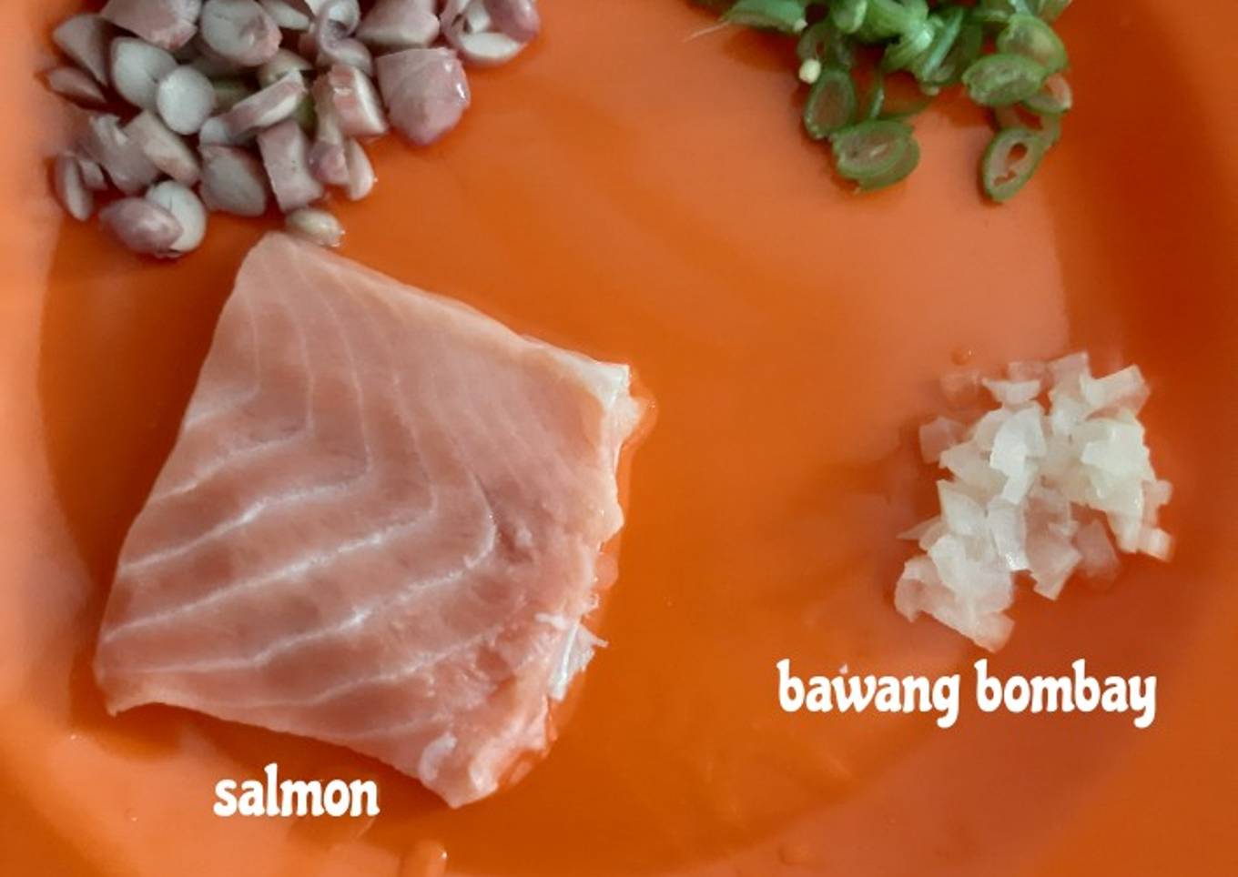 Mpasi simple : salmon, kacang merah, buncis