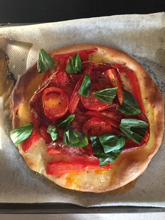 A picture of Chorizo Pizza.