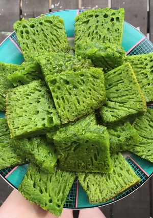 Foto resep Bika ambon pandan suji (Re-Bread)