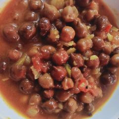 A picture of Spicy Chana Masala.