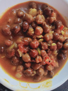 A picture of Spicy Chana Masala.