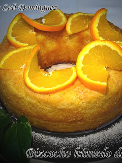 Una foto de Bizcocho húmedo de naranja