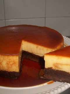 Una foto de Chocoflán