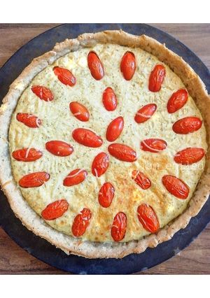 Une photo de Tarte chèvre et herbes de Provence 🐏