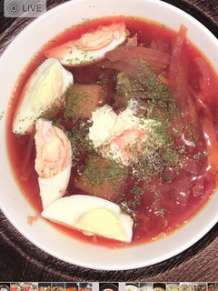 Una foto de Borscht Sopa Rusa