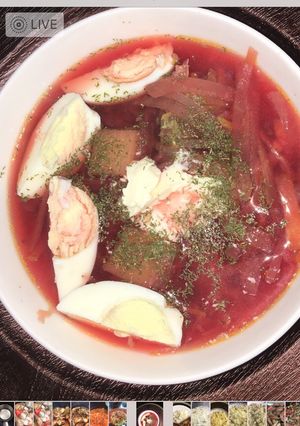 Una foto de Borscht Sopa Rusa