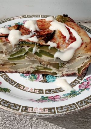 A picture of Summer Vegetable & Thyme Frittata.