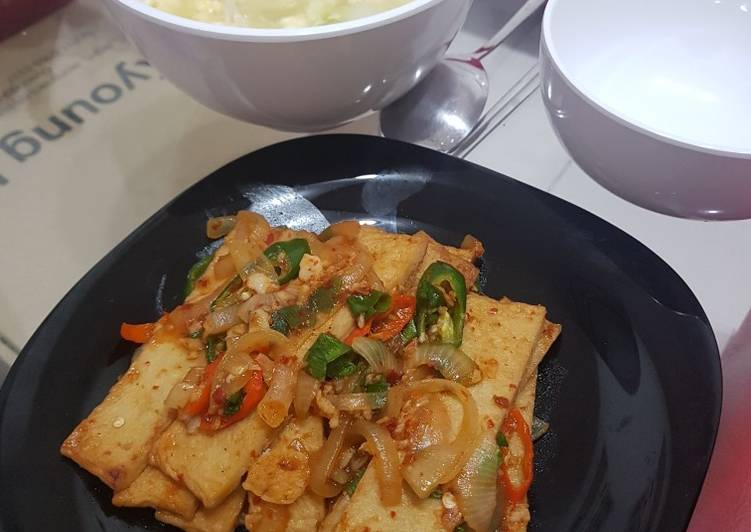 Resep Odeng Bokkeum (오뎅볶음) Tumis Fish Cake, Lezat