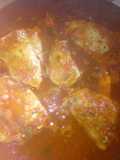 Pollo en salsa de guajillos a la Mario, s