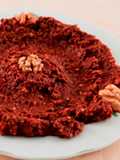Red pepper and walnut spread - muhammara