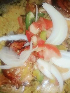 Una foto de Pollo con azúcar y mostaza
