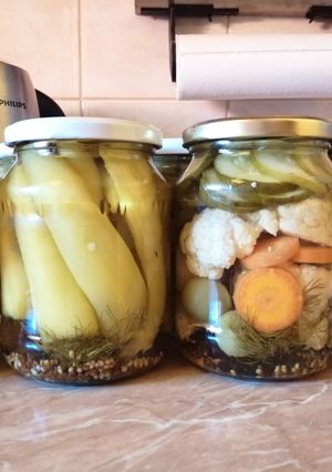 Vegyes savanyúság tartósítószer nélkül recept fotója