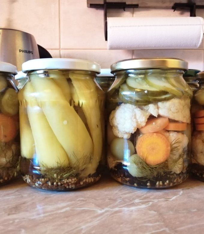 Vegyes savanyúság tartósítószer nélkül recept fotója