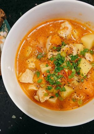 Hình của món Lagu ức gà - eat clean.