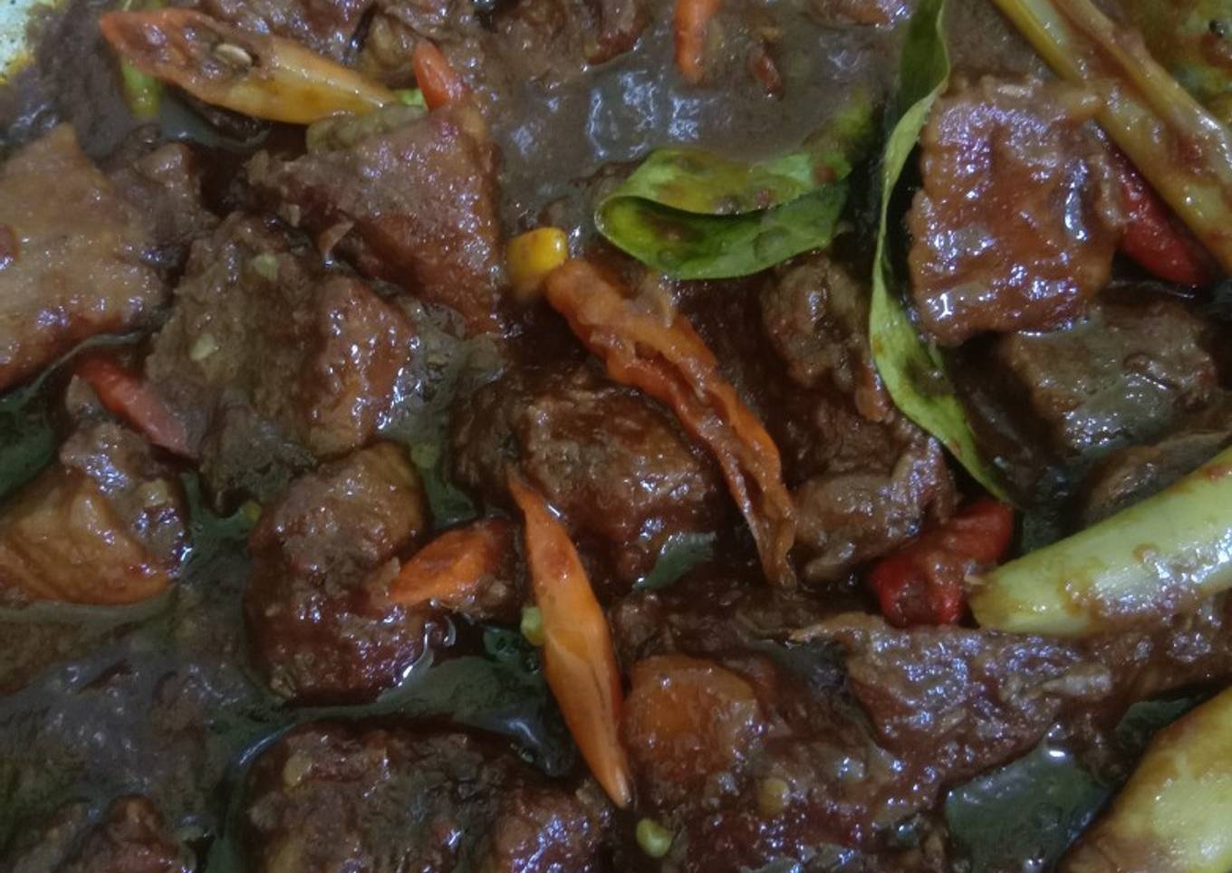 Daging sapi bumbu Bali