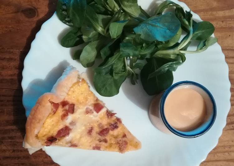 Manière simple pour faire Fait maison Quiche Lorraine