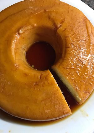 Una foto de Budín/ flan de sémola